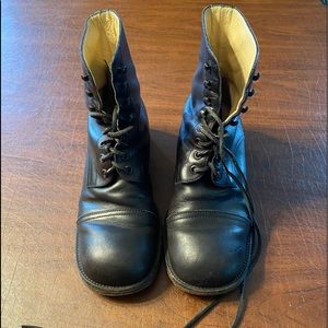 Dolce \u0026 Gabbana Shoes | Vintage Dolce \u0026 Gabbana Lace Up Boots | Color: Black | Size: 7 | Miloonposh's Closet
